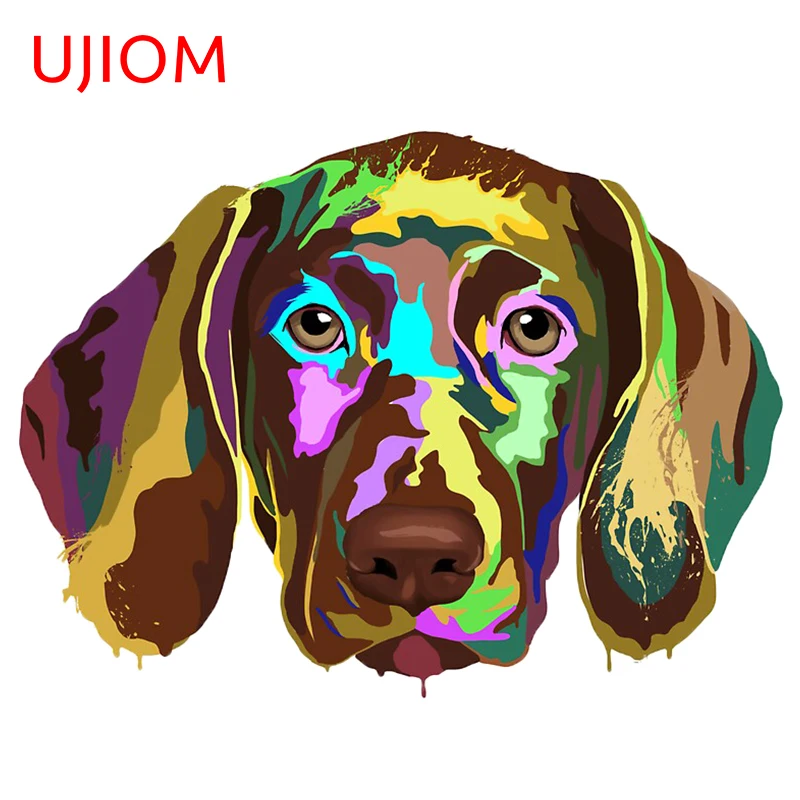 UJIOM немецкая коротковоздушная наклейка с собакой, Настенная Наклейка s, художественное украшение дома, обои, съемные ПВХ наклейки, Декор, фрески, картины