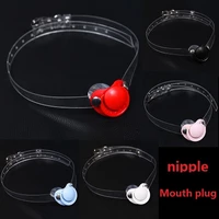 cute pacifier open mouth gag plug adult bondage restraints toys ball bdsm sex for woman juegos sexuales