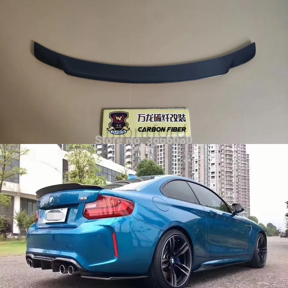 Carbon Fiber Rear Spoiler  Wing For BMW F22 F23 2 Series F22 Coupe & F23 Convertible & F87 M2 218i 220i 228i M235i 2014+