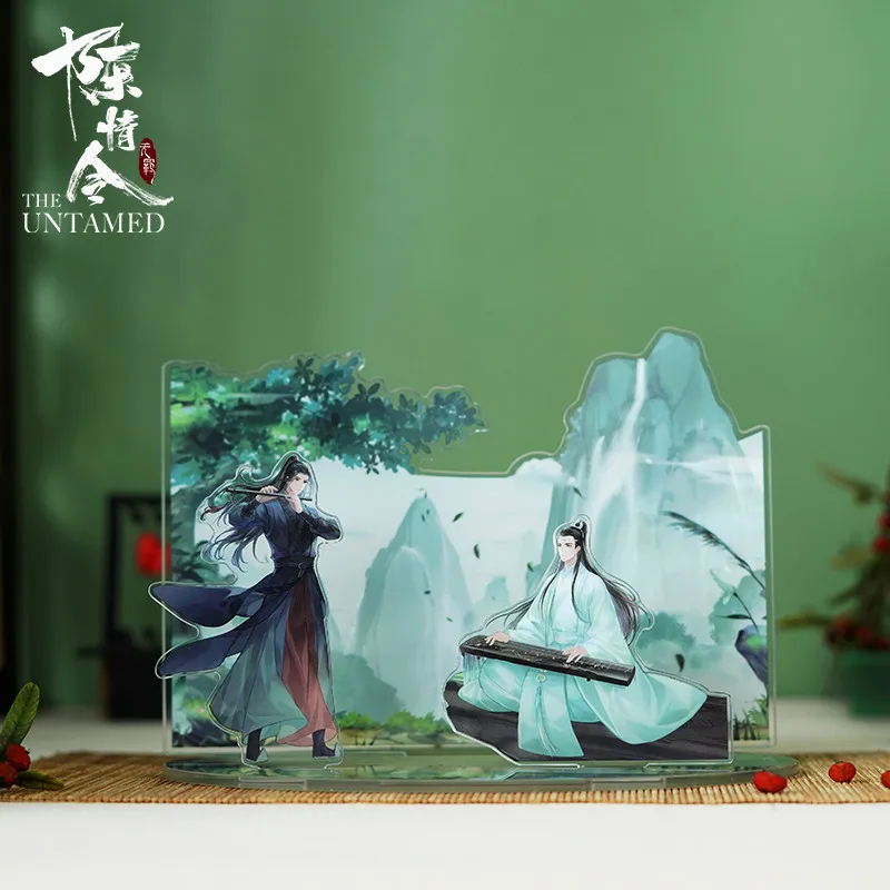 

Anime The Untamed Transparent Acrylic Scene Stand Figure Model Toys Mo Dao Zu Shi Wei Wuxian Lan Wangji Cosplay Desktop Decor