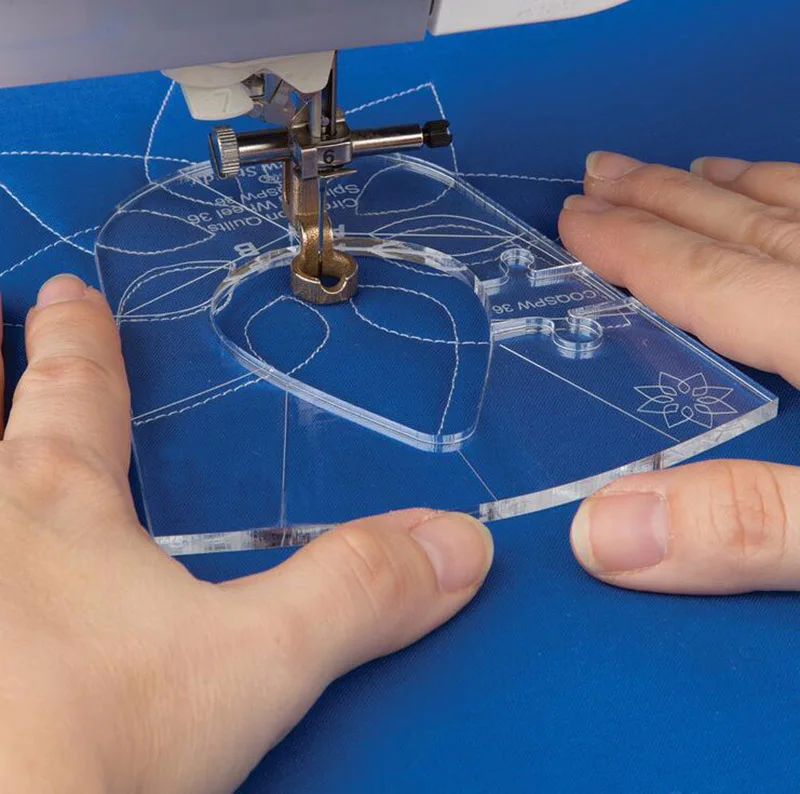 Новая линейка шаблон набор образцов для бытовой швейной машины 1 набор = 6 шт# RL-06