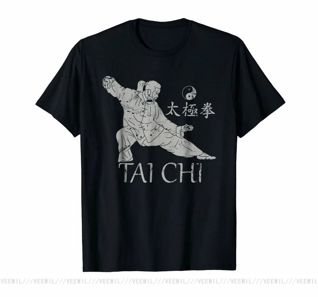 

Футболка Tai Chi, рубашка Tai Chi Chuan, рубашка для боевых искусств, футболка, быстрая доставка