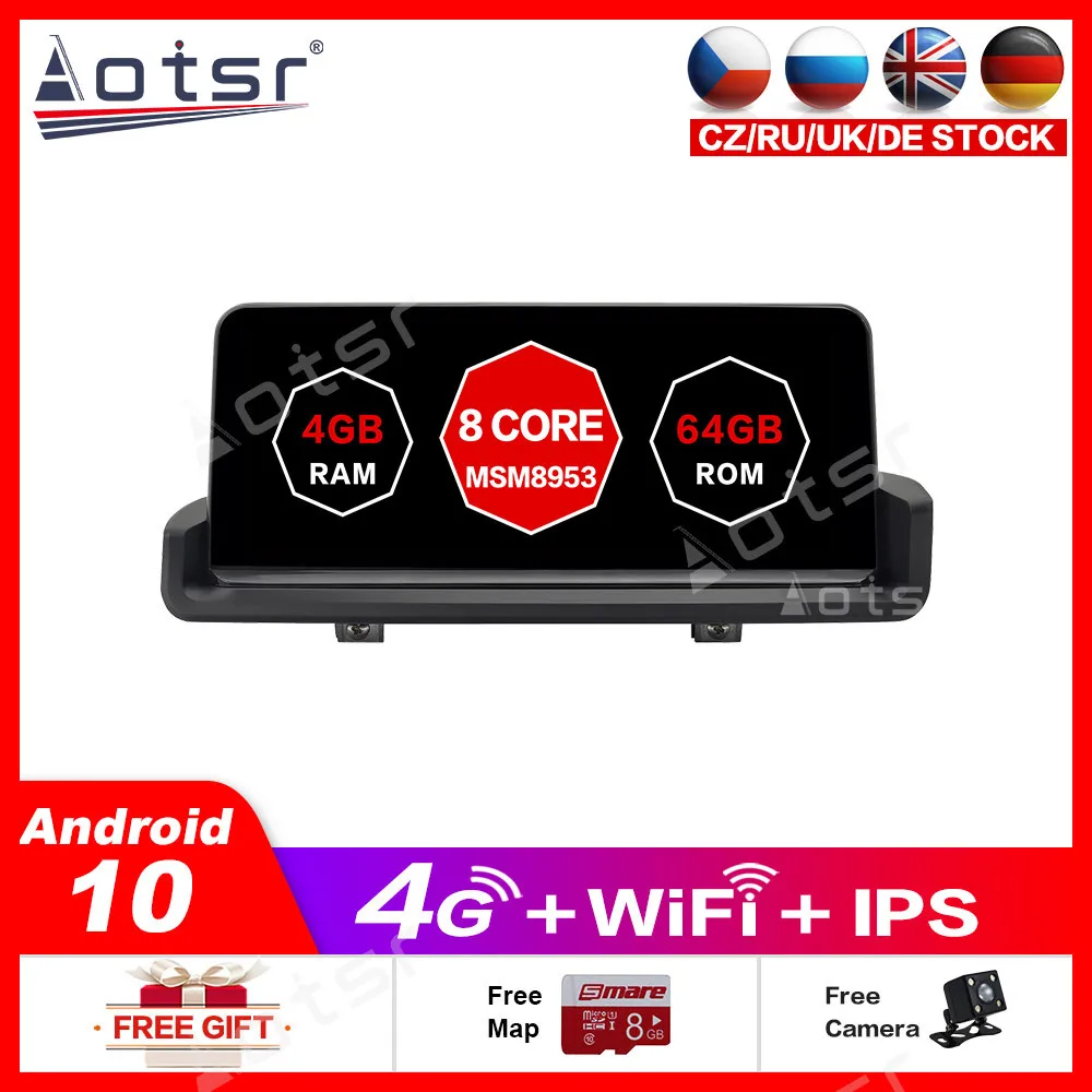 

10.25'' 8 core 4+64G Android 10.0 Car gps Navi player for BMW 3 Series E90E91E92E93 2005-2012 RHD Radio OBD2 Camera headunit DSP