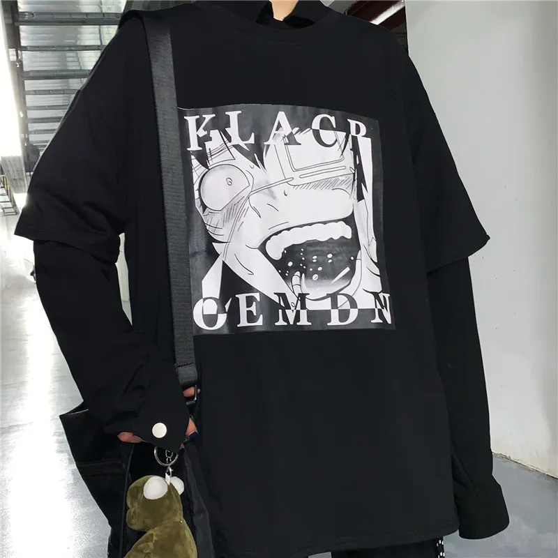 Футболка женская в стиле 90-х с принтом пародии ретро-футболка Харадзюку улзанг