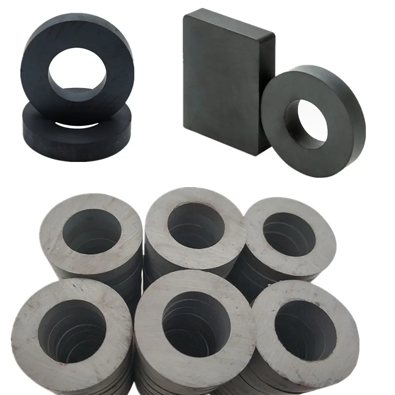5 шт./лот Y30 кольцевой ферритовый магнит 45*6 мм отверстие 22 постоянный 45 x 6 черный