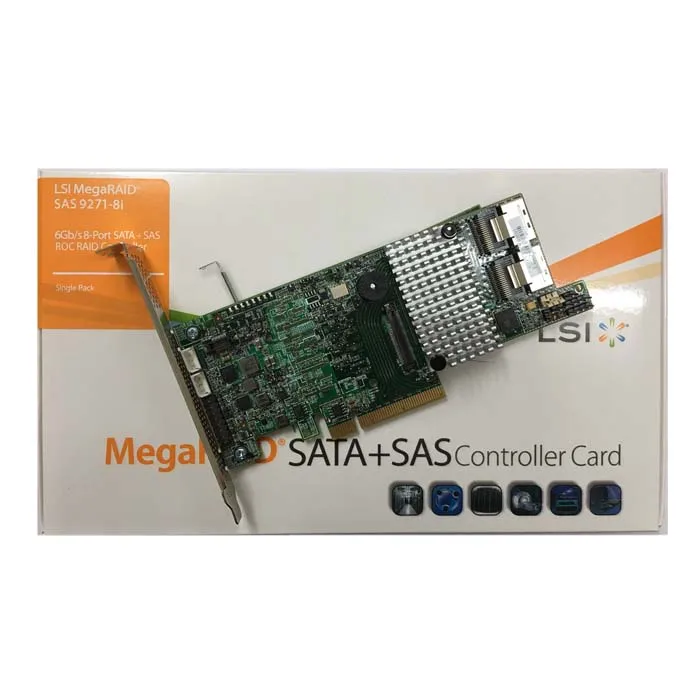 

Original genuine LSI SAS 9271-8i raid card array card + original LSIBBU09 battery