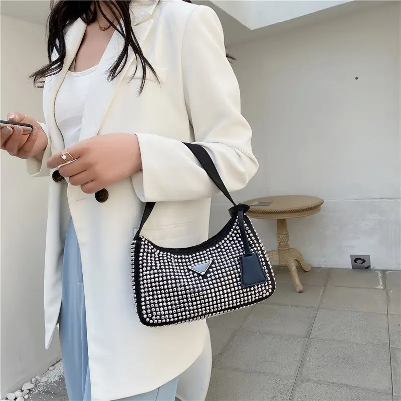 

Fashion Rivet Design High Quality Women Shoulder Underarm Bag Purses And Handbags Sac Femme Bolso Mujer Designer Crossbody Bags
