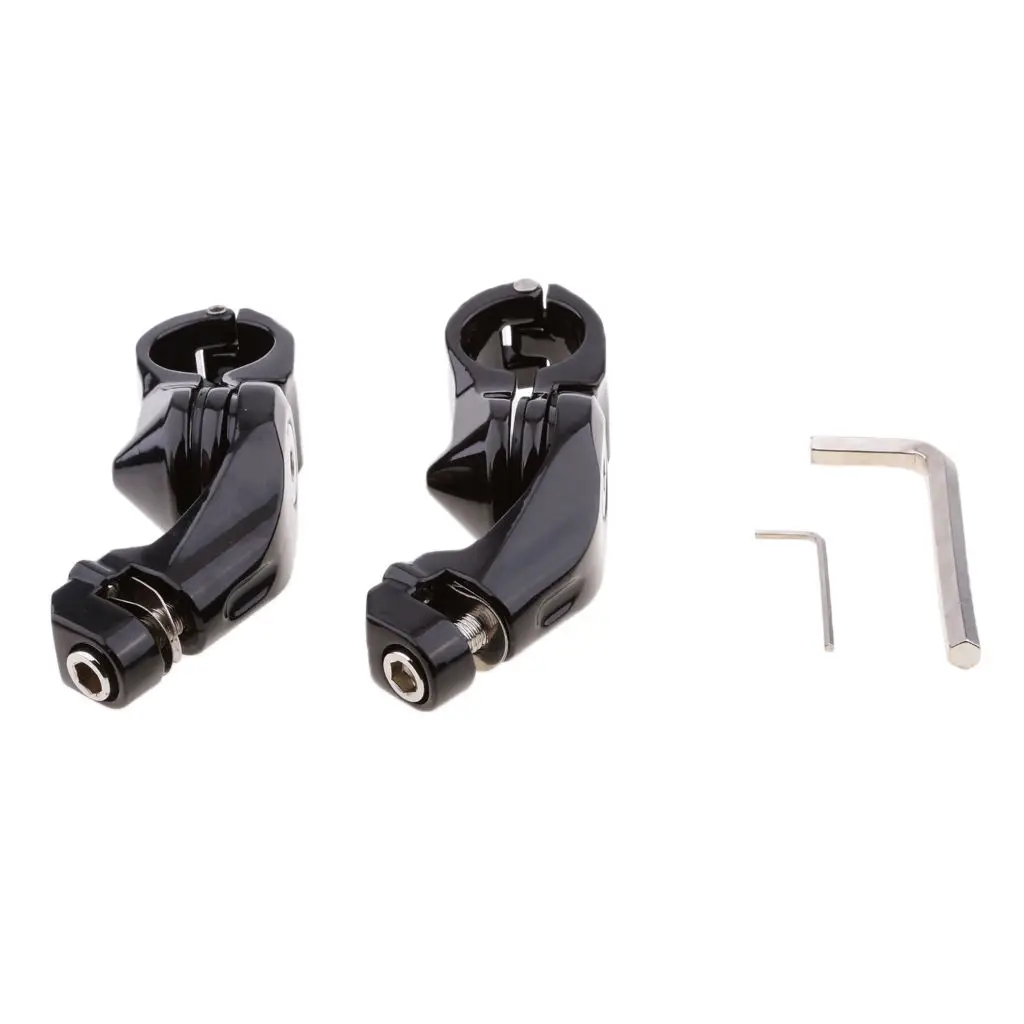 Left Right Foot Pedal Peg Bracket Kit for Suzuki VS1400 VZ1500 INTRUDER