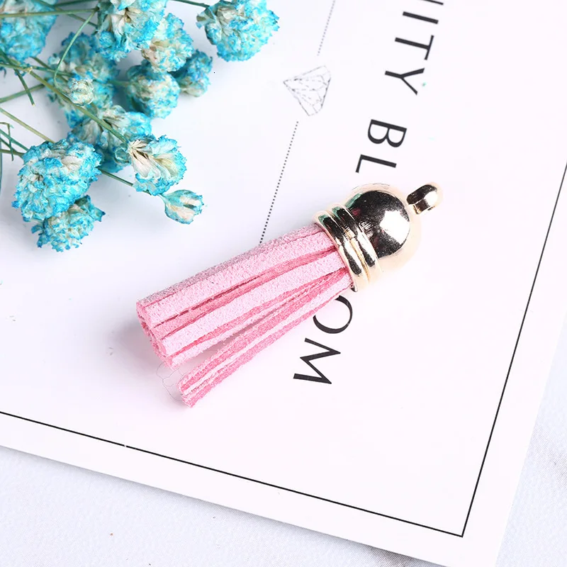 DIY 20 шт./лот мини Винтаж замшевые Ленточки с плоским дном для одежды мешок ювелирных изделий Шторы украшения дома аксессуары-кисточки - Цвет: 10