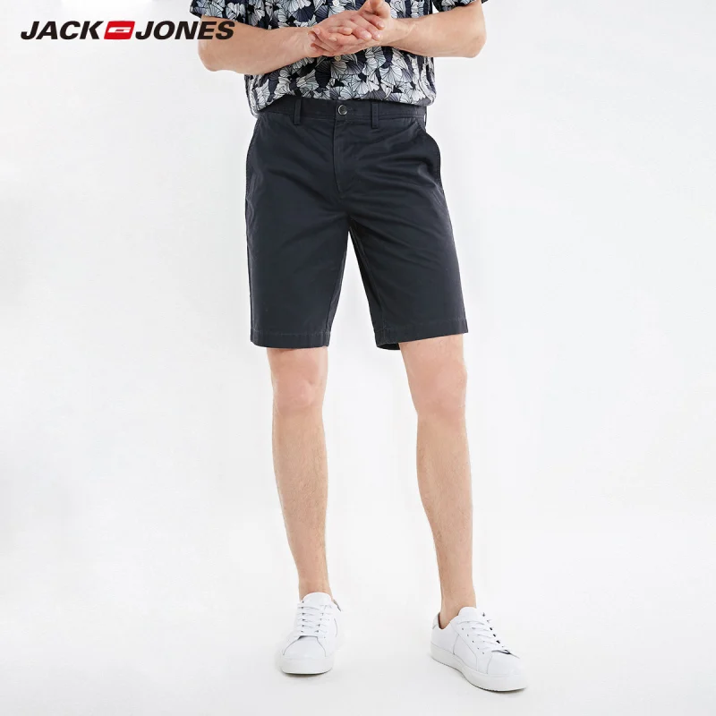 JackJones мужские модные 100% хлопковые разноцветные шорты базовая Мужская одежда