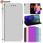 Роскошный зеркальный флип-чехол для Samsung Galaxy A01 Core A02S A03 A11 A12 A21S A22 A31 A32 A41 A42 A51 A52 A71 A72 A82, чехол-бумажник