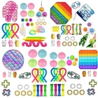 Набор игрушек антистресс, простые затемненные струны, мраморный рельефный подарочный набор для детей, сжимаемые игрушки Против тревоги