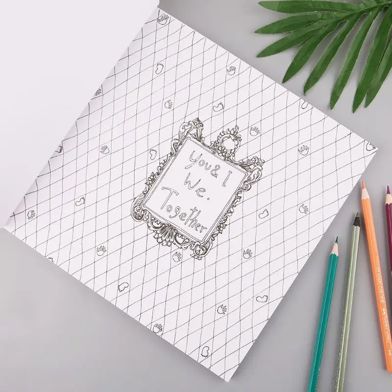 

Hers Fashion Design Children Kids Coloring Book Girls Modern Style Drawing Books Graffiti Painting