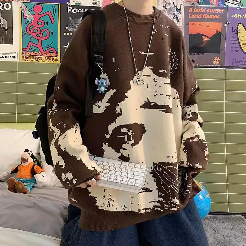 

Autumn and winter 2021 knitwear，blusa de frio masculino