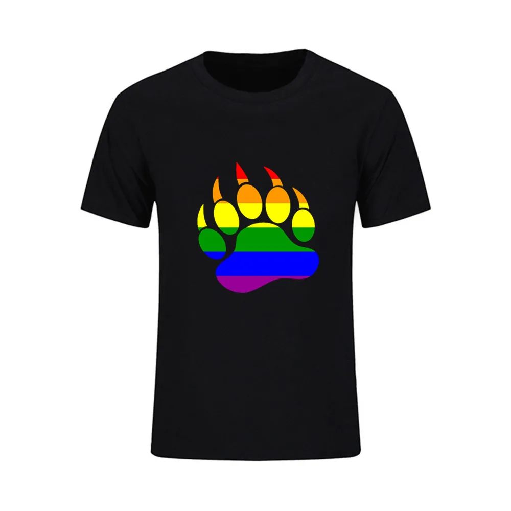2020 Горячая Распродажа летняя 100% хлопковая Футболка с радужным флагом и
