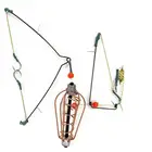 Вертлюг с пружиной и крючками для лески, фидерный рыболовный крючок с пружинами из нержавеющей стали для ловли карпа