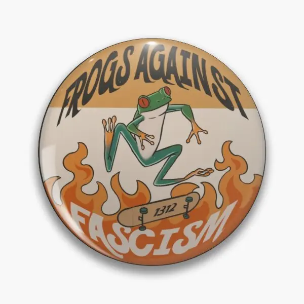 

Frogs against fascism Soft Enamel Pin Badge Decorative Clothes Badge Lapel Pin Brooch Jewelry