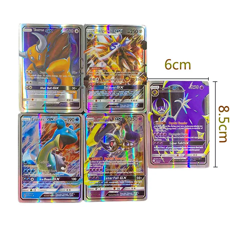 TAKARA TOMY-cartas brillantes VMAX MEGA GX EX para ni&ntilde;os, juego de intercambio en ingl&eacute;s, colecci&oacute;n de batalla, Booster, 60 uds.-5