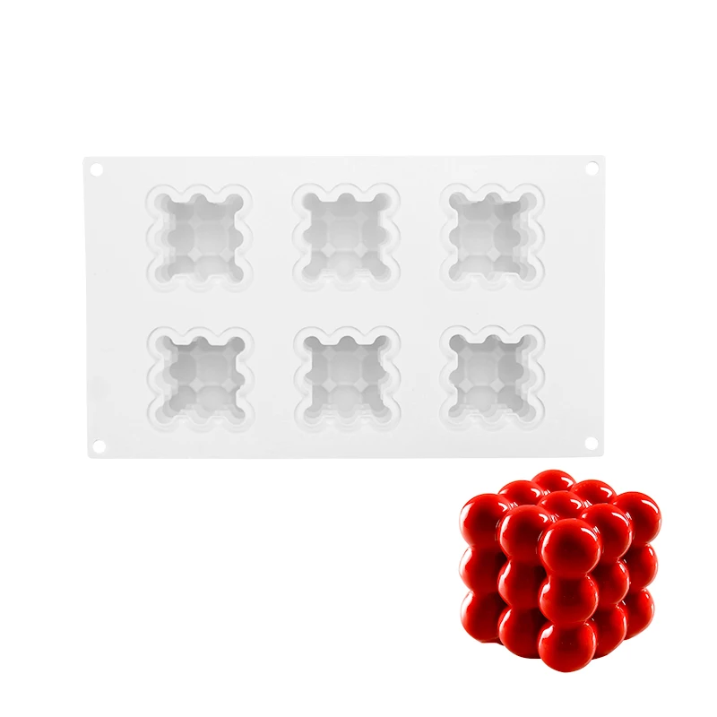 

Silicone Cake Decorating tool Mold Geometric Chocolate Dessert For Cakes Brownie Dessert Mousse Baking Pan