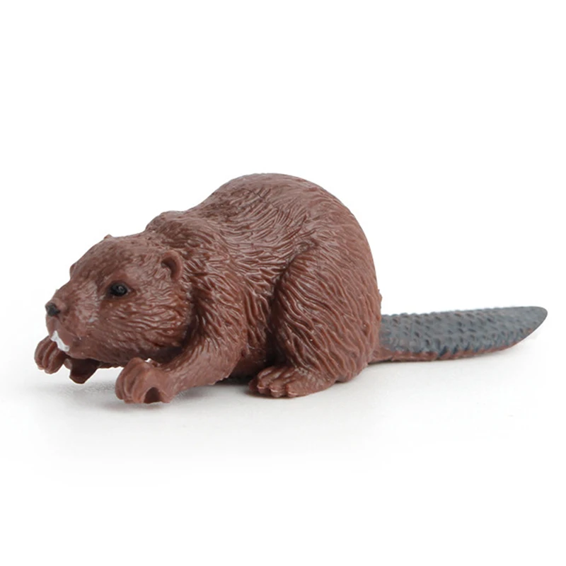 3 шт./компл. имитация леса диких животных модель барсука Росомаха антиера бобра