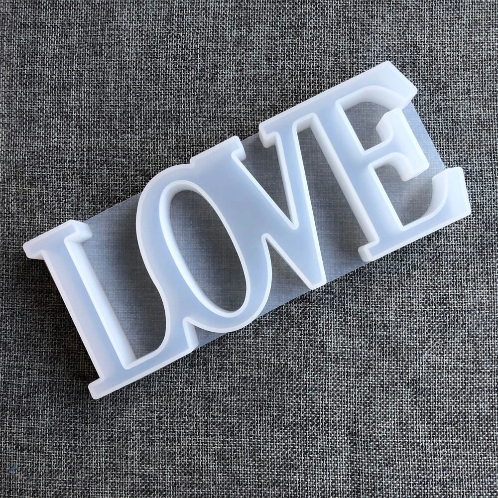DIY LOVE &amp HOME Знак Кристалл эпоксидная Форма Подвеска ручной работы буквы форма