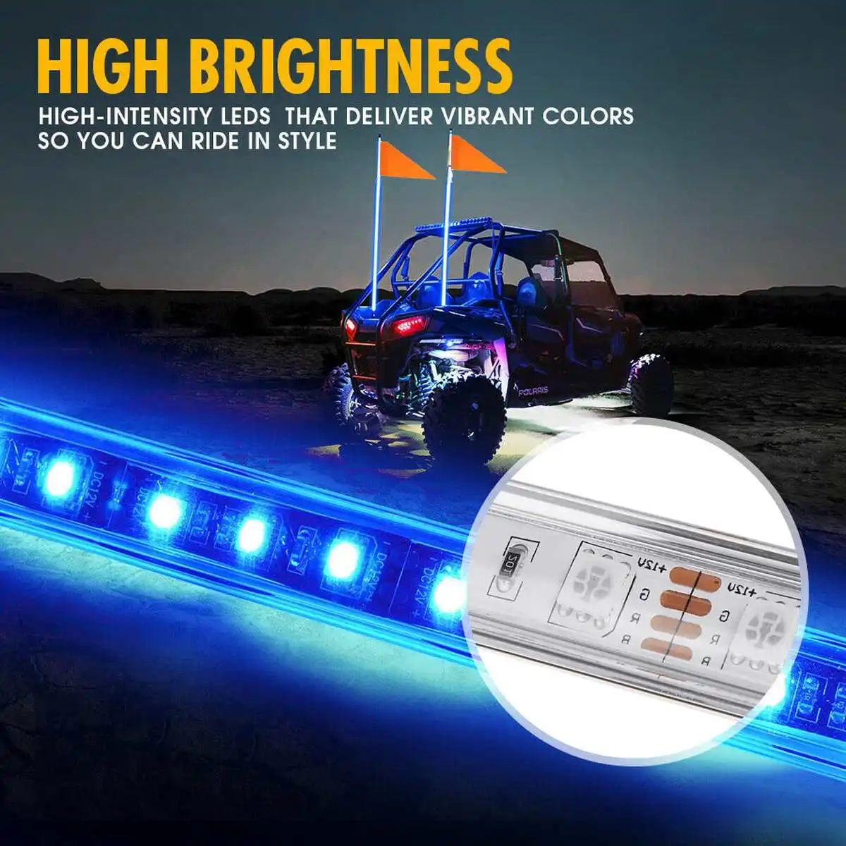 Светодиодсветильник антенна 12 В футов защитный фонарь для стойки с светодиодный