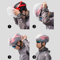 useful bike helmet cover rainproof solid color bicycle helmet water snow cover helmet rain cover helmet cover