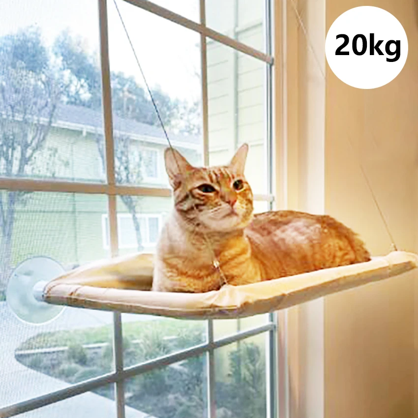 

Pet Hanging Beds Cute Cat Hammock Sunny Seat Window Mount Pet Comfortable Pet Bed For Cats Mat Shelf Seat Bed Bearing 20kg
