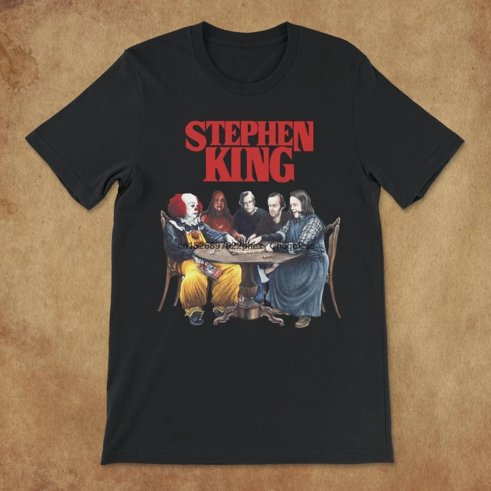 Рубашка Стивена Кинг рубашка из фильма ужасов на Хэллоуин Ретро Культовая