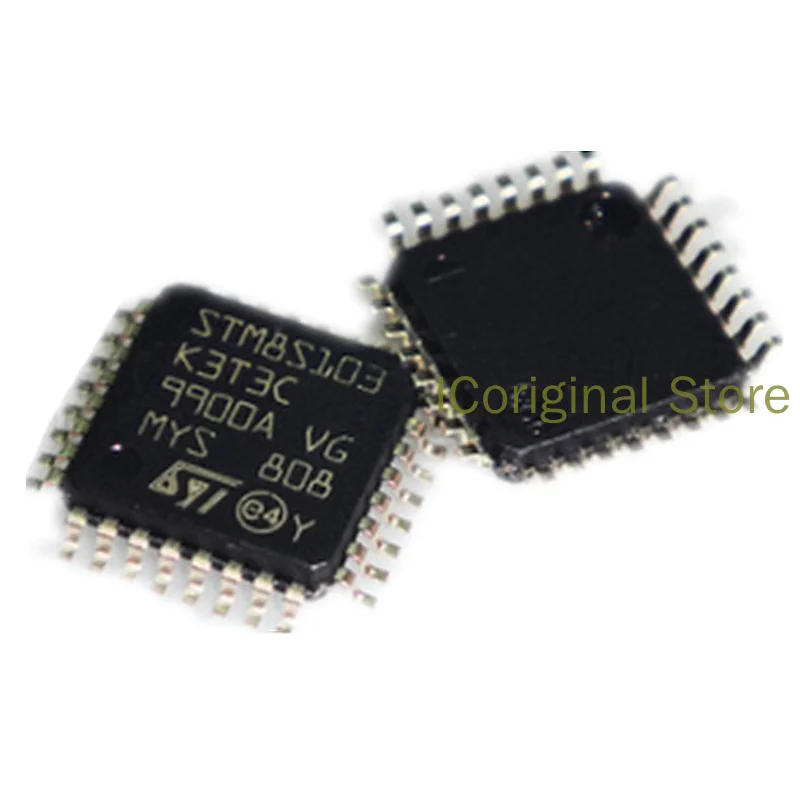 Оригинальный новый чип STM8S103K3T3C QFP32 STM8S103 8-битный микроконтроллер посылка m8s103k3t3 -