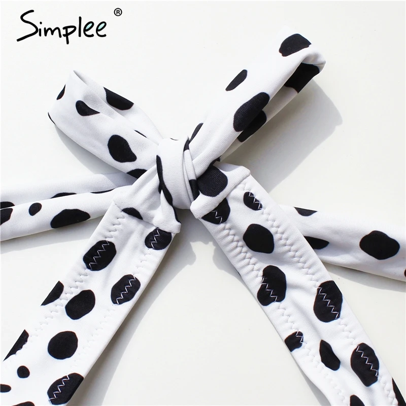 Женский купальник Simplee с цветочным принтом микро бикини большого размера v