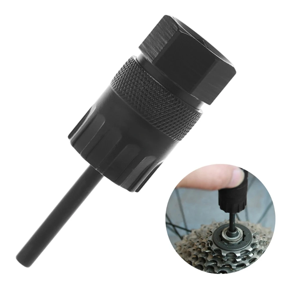 

MTB Bike Flywheel Removing Socket Bicycle Cassette Locking Guiding Stick Tool Cycling Dismounting Wrench Repair Tool Maintenance