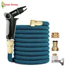 Гибкий садовый водяной шланг, разбрызгиватель высокого давления для мойки автомобилей, 150 футов, раздвижной шланг для полива растения для дома и сада