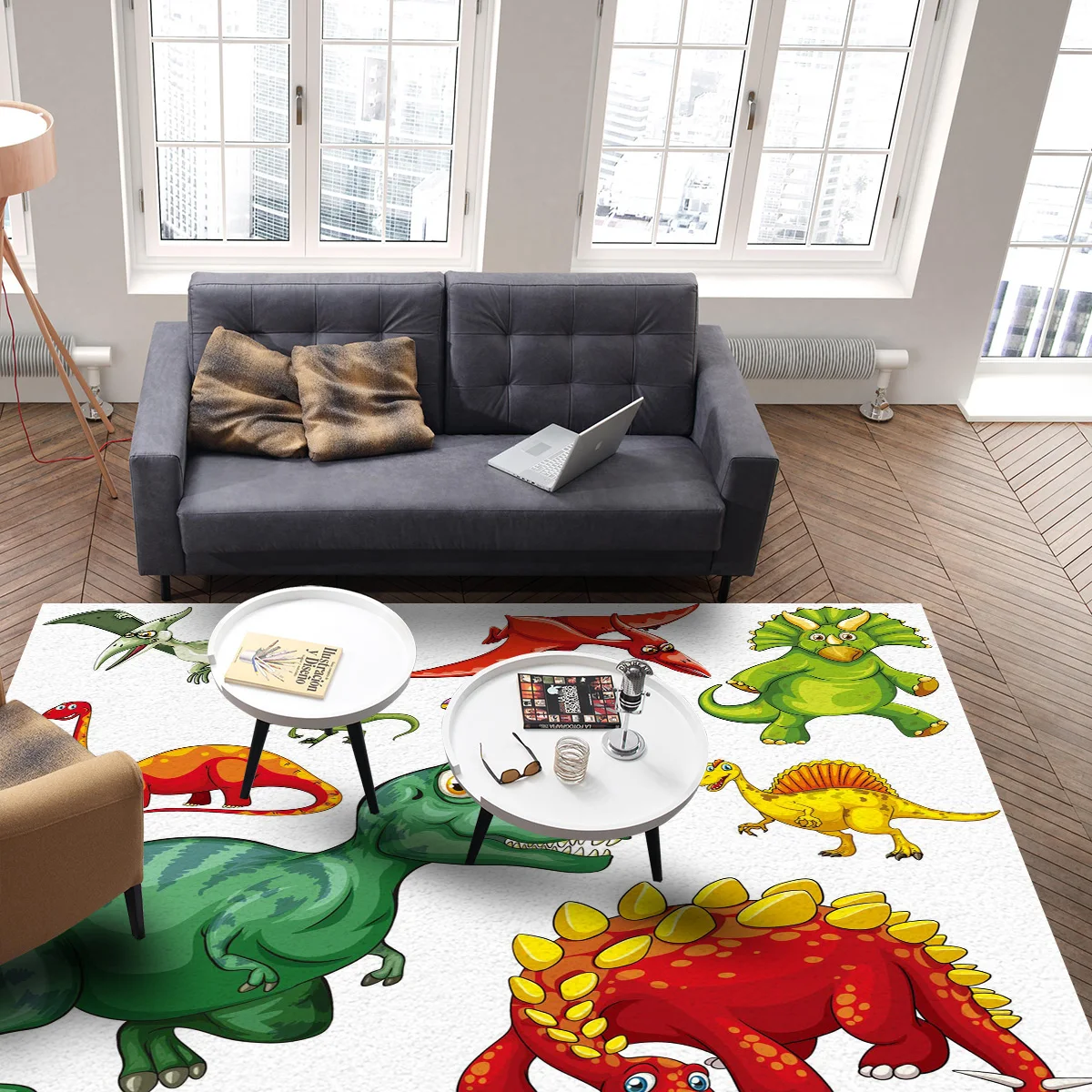 ?? 動物恐竜テロダクティルカーペットベッドルームベッドサイド毛布ラグクロークカーペットの寝室の装飾