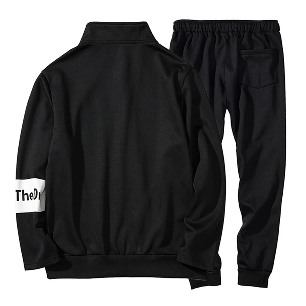 HEFLASHOR/мужские спортивные комплекты трендовый свитшот + штаны комплект осенне