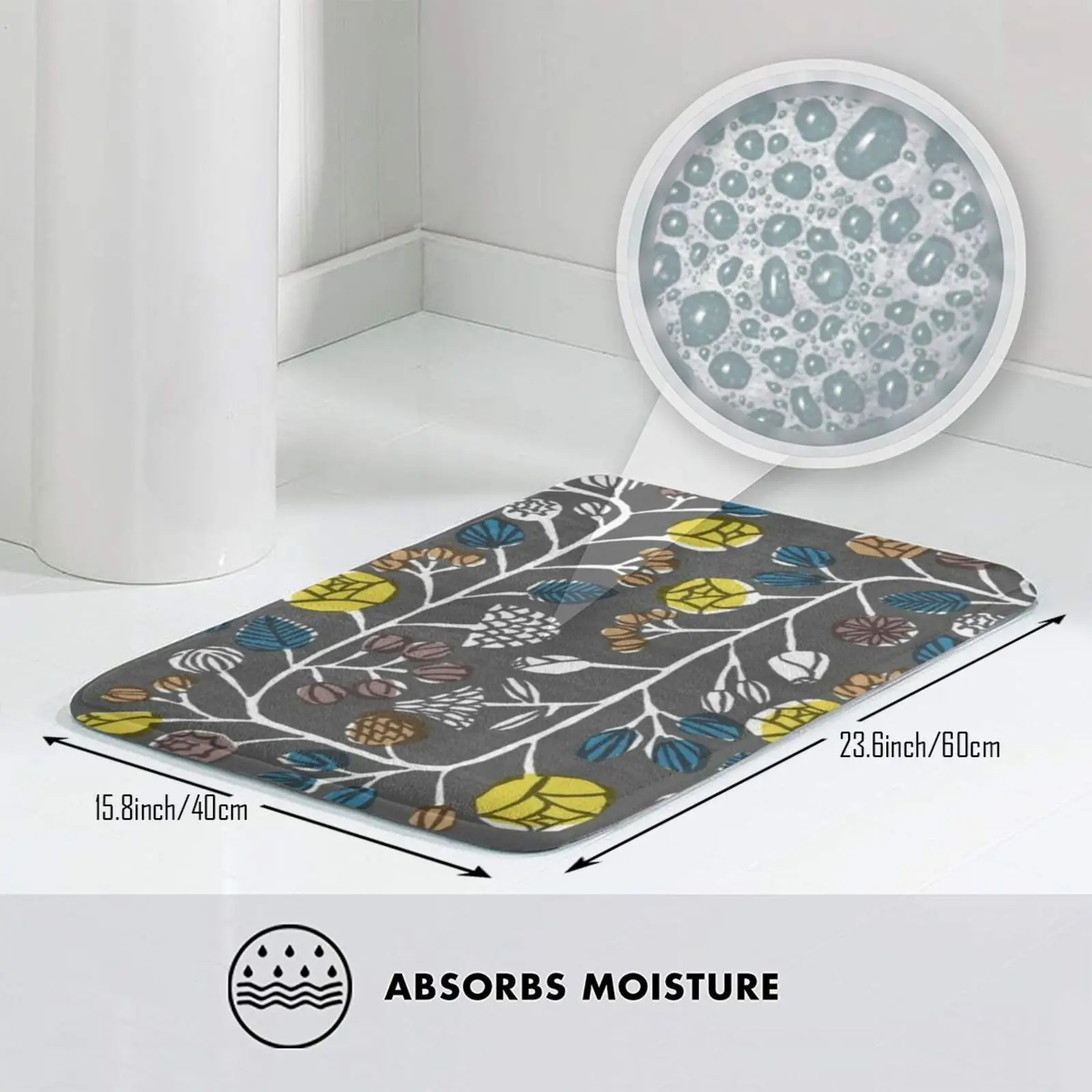 Мягкий коврик в скандинавском стиле скандинавский цвет