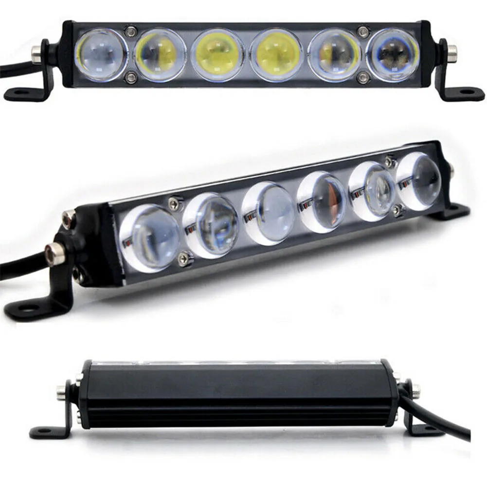 

For ATV SUV 4X4 LED light bar Replacement Spot Beam White 6 Leds 7 inch