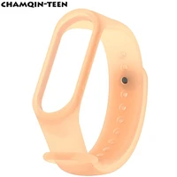 rainbow transparent wrist strap for xiaomi miband 5 4 3 breathable silicone straps bracelet wristband strap for xiaomi mi band 6
