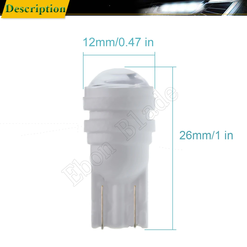2/4 шт T10 LED W5W Габаритные фонари для автомобиля поворотные номерные знаки свет