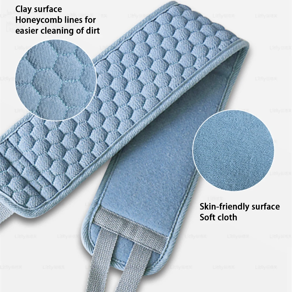 Body Wash Scrub Sponges For Body Brush For Back Exfoliating Washcloth Accessories For Baths Belt Shower Brushes Scrubber Sponge images - 6