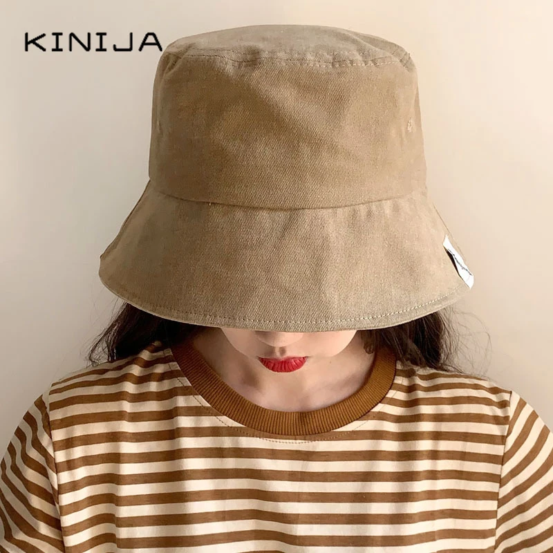 Панама Женская Складная однотонная с широкими полями пляжная шляпа в стиле хип