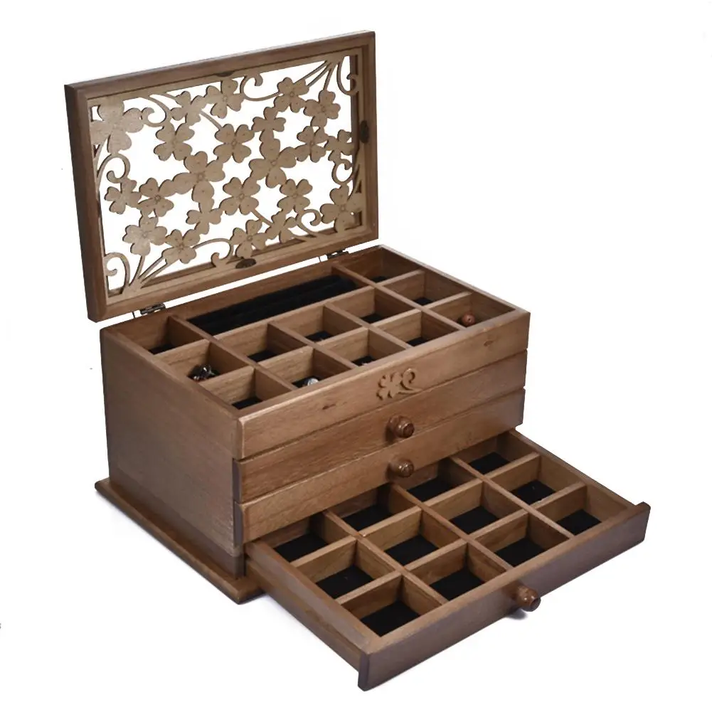 Ювелирные изделия в виде вишен ящик для хранения деревянная шкатулка Органайзер