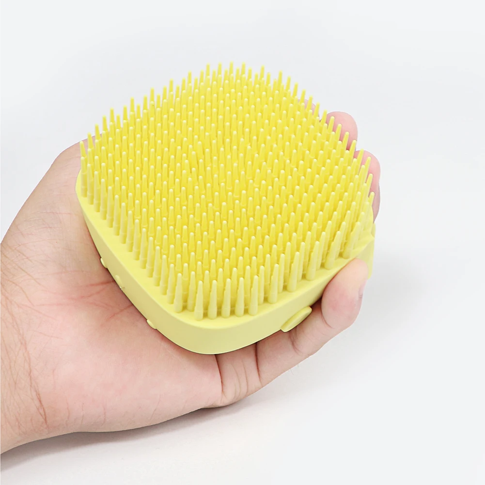 

Pet Dog Bath Brush Comb Pet SPA Massage Brush Soft Silicone Dogs Cats Shower Hair Grooming Cmob Dog Cleaning Tool Pet Supplies