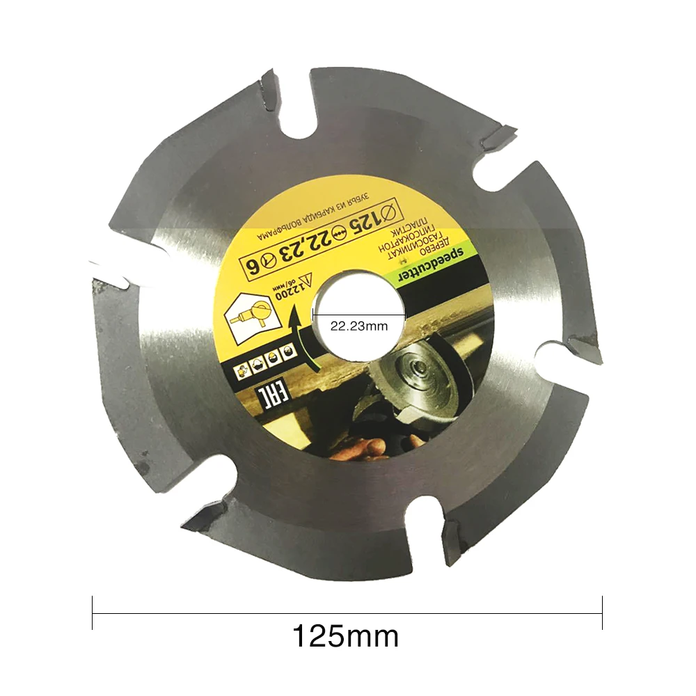 

125mm 6T Circular Saw Blade Multitool Grinder Saw Disc Carbide Tipped Wood Cutting Disc Carving Disc Tool Multitool Blades