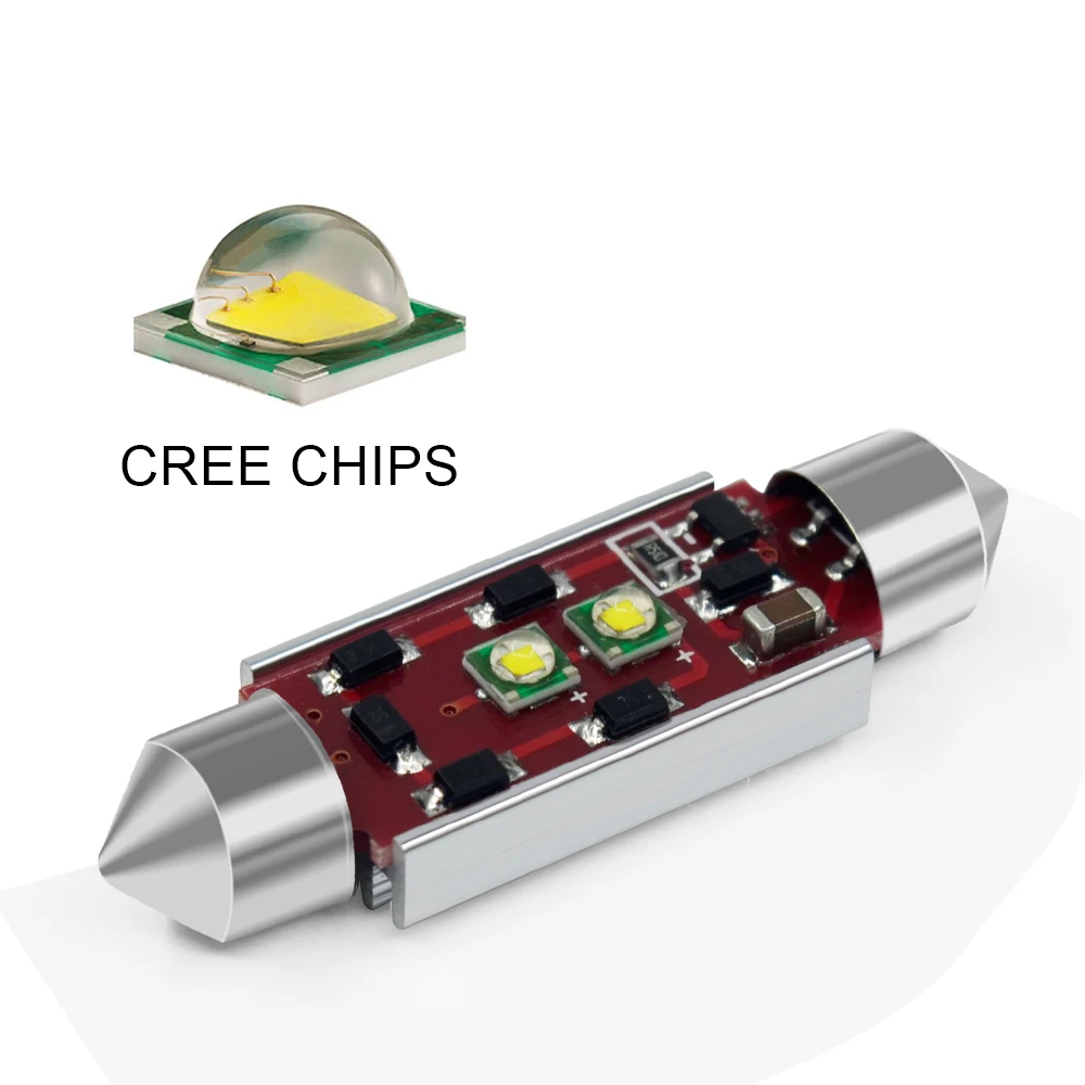 

2SMD 3030 Canbus 36MM Festoon License Plate Light Car Map Dome Door Reading Lights