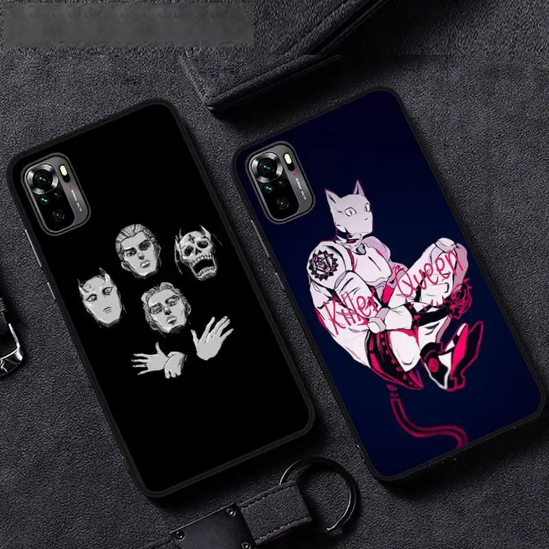 

JOJO BIZARR ADVENTUR Phone Case For Xiaomi redmi mi note 9 9a 8 8a 10 9 9s 8 8t 7 9t 10 pro max mobile bags Anime Shell Cover