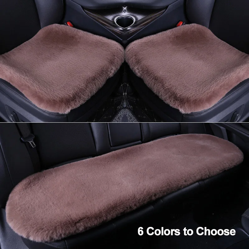 Зимний чехол для автомобильного сиденья 8 видов цветов мягкая теплая плюшевая