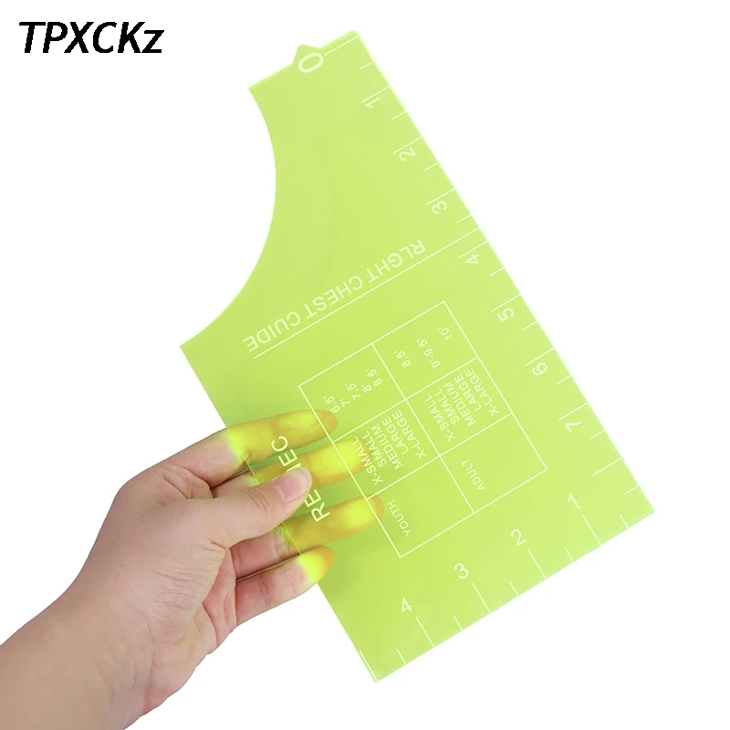 

T-Shirt Ruler Guide Alignment Tool Sublimation Designs On T Shirt Vinyl Rulers