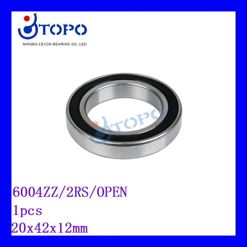 Шариковые подшипники с глубоким желобом 6004 ZZ/2RS/OPEN 20*42*12 мм