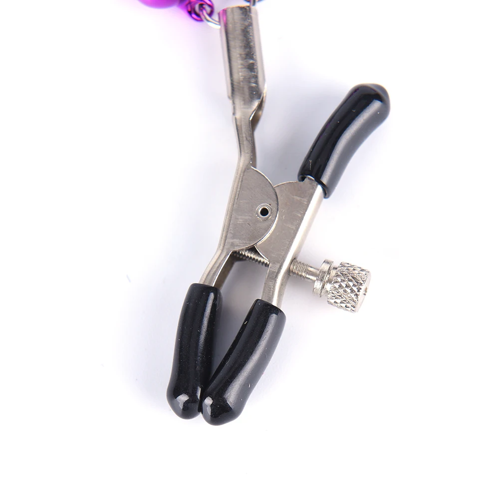 1 пара металлический колокол соски с цепочкой для флирта теребят секс флирт